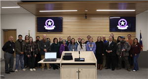 SMCISD CTE teachers at SMCISD Board Meeting